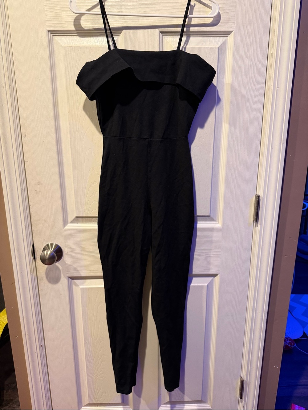 Rolla Coster Black Off-Shoulder Bodycon Jumpsuit Size S